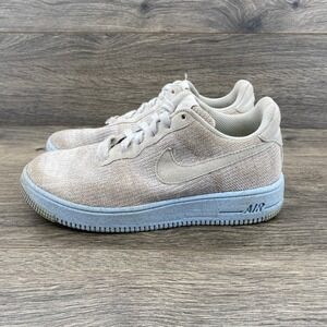 Nike Air Force Crater Low Kids Casual Shoes‎ DH3375 101 White Blue Size 4.5Y